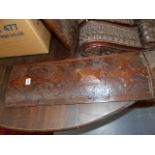 A GROUP OF 19th.C.CARVED OAK ARCHITECTURAL ELEMENTS. (QTY)