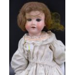 AN ANTIQUE ARMAND MARSEILLE GERMAN BISQUE HEAD DOLL, No.390 AO-1/2M.