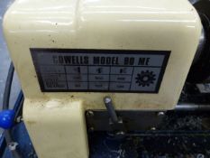 A COWELLS MODEL 90ME MODEL OR CLOCK MAKER'S LATHE.