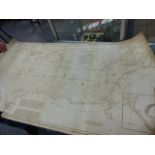 AN EARLY 19th.C.MARITIME MAP OF THE BRISTOL CHANNEL, PUBLISHED BY R.HOLMESLAURIE. 64 x 108cms.