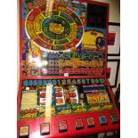 A LATE 20th.C.ELECTRONIC FRUIT MACHINE, ROBIN HOOD.