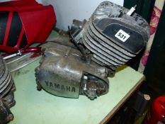 MOTORCYCLE. A YAMAHA 123cc AIR COOLED MOTORBIKE ENGINE 1F9-108869.