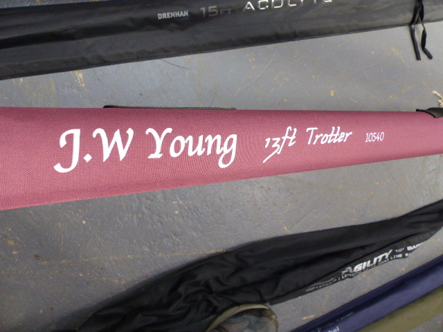 FISHING RODS TO INCLUDE DRENNAN 15' AND 11' MATCH ULTRALIGHT-FEEDER, 11' SPECIALIST AVON, A JW YOUNG - Image 7 of 19