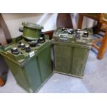 TWO MILITARY RADIO RECEIVERS, RECEIVER-RADIO-R210.