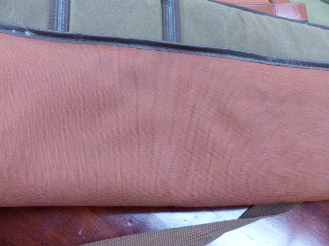 A GOOD LEATHER AND CANVAS GUNSLIP AND TWO OTHERS. - Image 12 of 28