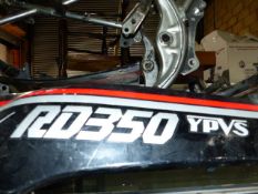 MOTORCYCLE. A YAMAHA RD350 YPVS MOTOR BIKE. UNKNOWN REGISTRATION, FRAME AND ENGINE NUMBERS 1WT-