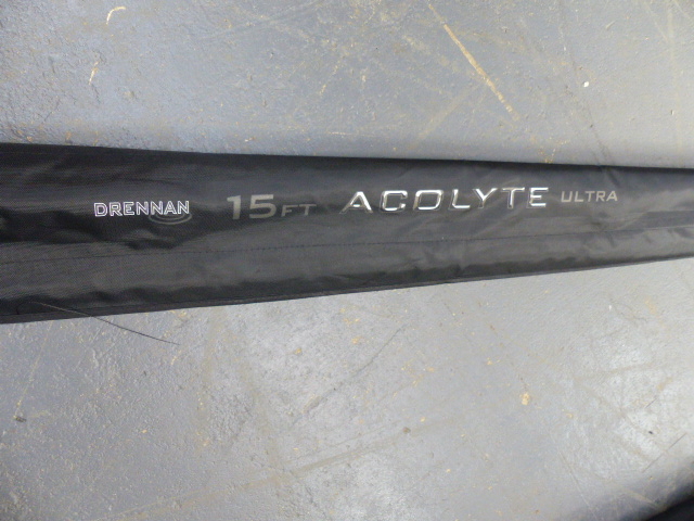 FISHING RODS TO INCLUDE DRENNAN 15' AND 11' MATCH ULTRALIGHT-FEEDER, 11' SPECIALIST AVON, A JW YOUNG - Image 5 of 19