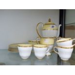 A WEDGWOOD COFFEE SET.