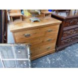 A PINE DRESSING TABLE.