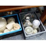 A QTY OF STORAGE JARS,ETC.