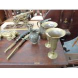 VARIOUS BRASSWARE,ETC.