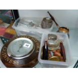 A GUINNESS ADVERTISING WALL BAROMETER, OTHER BREWERYANIA, PLATED CUTLERY,ETC