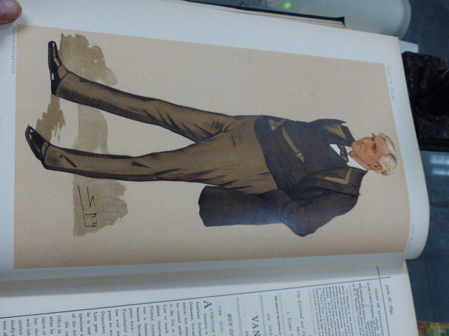 A GREEN CLOTH BOUND ANNUAL OF VANITY FAIR FOR 1894 CONTAINING CARTOONS TOGETHER WITH FURTHER - Image 20 of 69