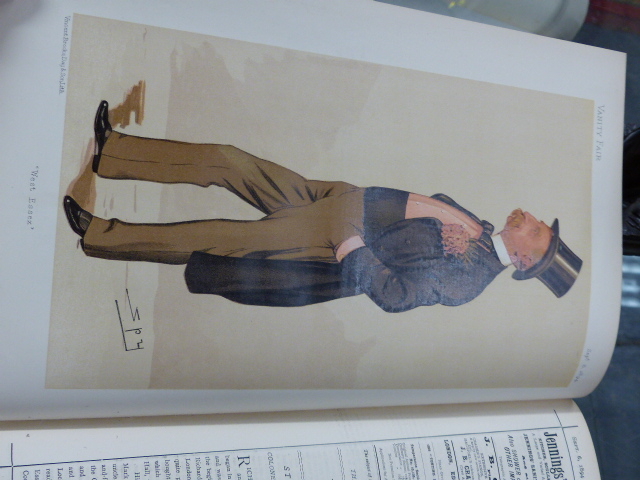 A GREEN CLOTH BOUND ANNUAL OF VANITY FAIR FOR 1894 CONTAINING CARTOONS TOGETHER WITH FURTHER - Image 29 of 69