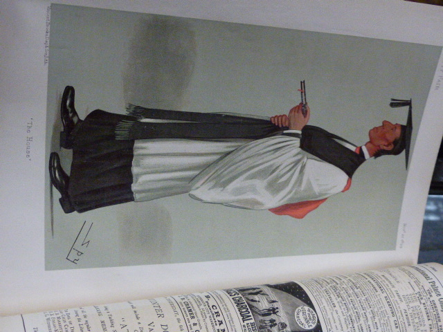 A GREEN CLOTH BOUND ANNUAL OF VANITY FAIR FOR 1894 CONTAINING CARTOONS TOGETHER WITH FURTHER - Image 40 of 69