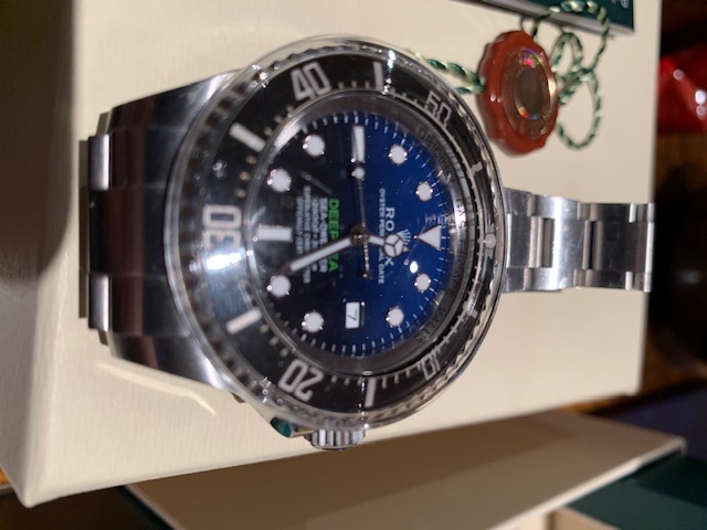 A GENTS ROLEX DEEPSEA, COMPLETE WITH ORIGINAL BOX AND PAPERS. - Image 4 of 41