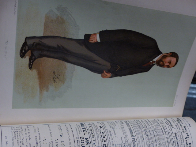 A GREEN CLOTH BOUND ANNUAL OF VANITY FAIR FOR 1894 CONTAINING CARTOONS TOGETHER WITH FURTHER - Image 39 of 69