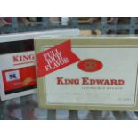 CIGARS. KING EDWARD, TWO BOXES OF 50 INVINCIBLE AND INVINCIBLE DELUXE, SEALED. (2)