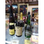 MIXED WINES AND SPIRITS. LA PAYSE 1996, CHAMPAGNE, PORT, CANADIAN CLUB WHISKY, 1953 AND OTHERS. (