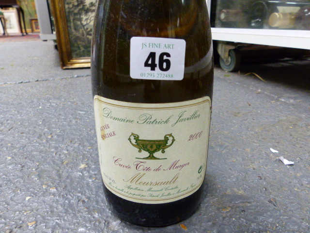 WINE. DOMAINE PATRICK JAVILLIER COVEE TETE DE MURGER MEOSAULT 2000. 6 BOTTLES. - Image 5 of 5