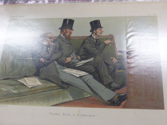 A GREEN CLOTH BOUND ANNUAL OF VANITY FAIR FOR 1894 CONTAINING CARTOONS TOGETHER WITH FURTHER - Image 47 of 69