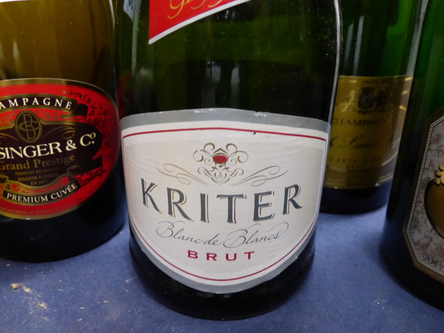 CHAMPAGNE AND WINE. KRITTER BRUT, BISSANGER GRAND PRESTIGE, JOSEPH LORIOT-PAGIEL, ANDRE DELORME - Image 3 of 6