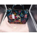 A NEW RADLEY LARGE GRAB HANDBAG / SHOULDER BAG, LIMITED EDITION, DECK THE TREE, AW17, 1017, COMPLETE