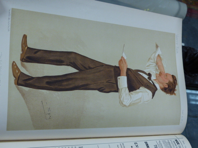 A GREEN CLOTH BOUND ANNUAL OF VANITY FAIR FOR 1894 CONTAINING CARTOONS TOGETHER WITH FURTHER - Image 6 of 69