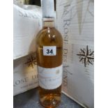 WINE. LA ROSE DES VENTS, 2015. 12 BOTTLES.