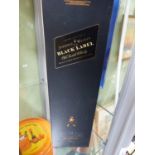 WHISKY. JOHNNIE WALKER BLACK LABEL, BOXED.