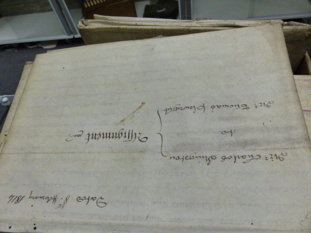 A COLLECTION OF 19TH.C.VELLUM PARCHMENT MORTGAGES, CONVEYANCES, LEASES, ASSIGNMENTS AND OTHER - Image 2 of 13