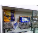 A QTY OF CORGI DIE CAST AIRCRAFT AND OTHER AIRCRAFT MODELS. (QTY)