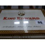 CIGARS. KING EDWARD, TWO BOXES OF 25 INVINCIBLE DELUXE, SEALED. (2)