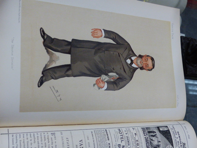 A GREEN CLOTH BOUND ANNUAL OF VANITY FAIR FOR 1894 CONTAINING CARTOONS TOGETHER WITH FURTHER - Image 34 of 69