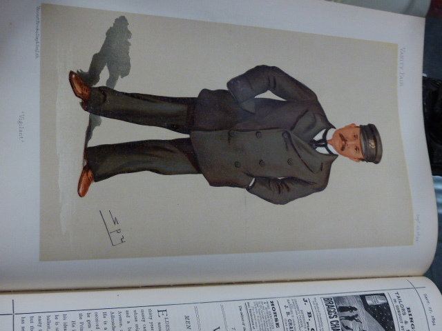 A GREEN CLOTH BOUND ANNUAL OF VANITY FAIR FOR 1894 CONTAINING CARTOONS TOGETHER WITH FURTHER - Image 32 of 69