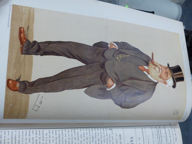 A GREEN CLOTH BOUND ANNUAL OF VANITY FAIR FOR 1894 CONTAINING CARTOONS TOGETHER WITH FURTHER - Image 24 of 69