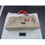 A SMALL RADLEY GRAB HANDLE HANDBAG, LIMITED EDITION, CHRISTMAS REINDEER, AW05, 2005, COMPLETE WITH