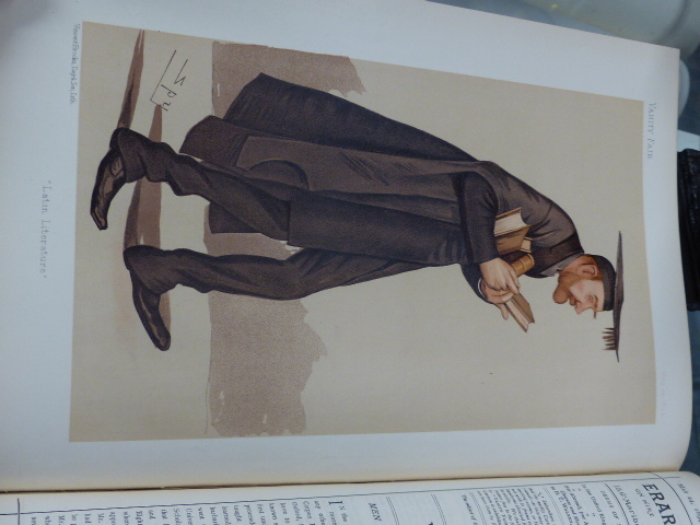 A GREEN CLOTH BOUND ANNUAL OF VANITY FAIR FOR 1894 CONTAINING CARTOONS TOGETHER WITH FURTHER - Image 16 of 69