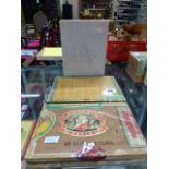 CIGARS. MENENDEZ AMERINO A BOX OF 25 NO.4 SEALED TOGETHER WITH EL PATIO A BOX OF 25 NO.3 AND SUER