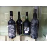 PORT. DOWS 1971, PORTO LATE BOTTLED VINTAGE, 1983, OFFLEY SPECIAL RESERVE AND A FURTHER UNKNOWN