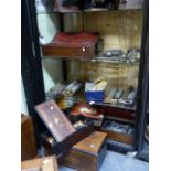 A COLLECTION OF VARIOUS LARGE LEVER AND KEY WIND MUSIC BOX MOVEMENTS, VARIOUS COMBS, VARIOUS