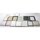 Collection of (16) frames and shadowboxes. Provenance: Studio Props of Martha Stewart.