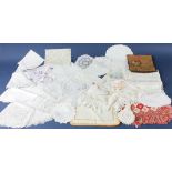 Group of (32) doilies, crocheted, lace, etc. Provenance: Studio Props of Martha Stewart.