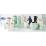 Group of (16) ceramic vases. Provenance: Studio Props of Martha Stewart.