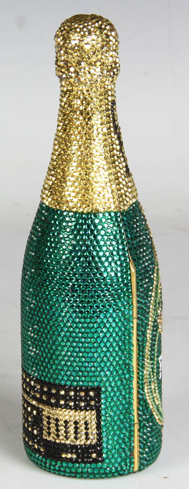 Signed Kathrine Baumann, Beverly Hills, Perrier Jouet champagne bottle shaped evening bag with - Image 7 of 16