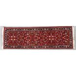 Fine Indo Sarouk rug, 2' 4" x 7' 3".