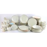 Krautheim Selb Bavaria bone china, ivory ground with gold trim, to include: twenty-four (24)