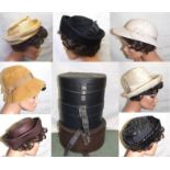 Ladies Vintage Hats incl. Marida Made In England, Mitzi Lorenz London, R.B Hat, Kangol etc. & 3