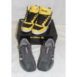 Pair Batman High Top Trainers size 7 & Pair Memphis One Trainers, size 40 (2)