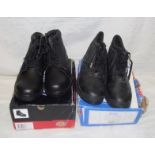 Pair Mens Dickies Antrim Boots & Pair Tuffking Safety Boots, both boxed as new, size 11 (2)
